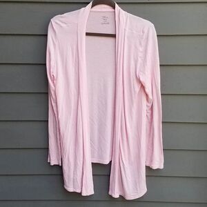 Secret Treasures Open Front Light Pink Cardigan Size Medium